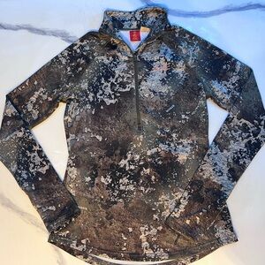 SHE outdoor quarter zip Camo